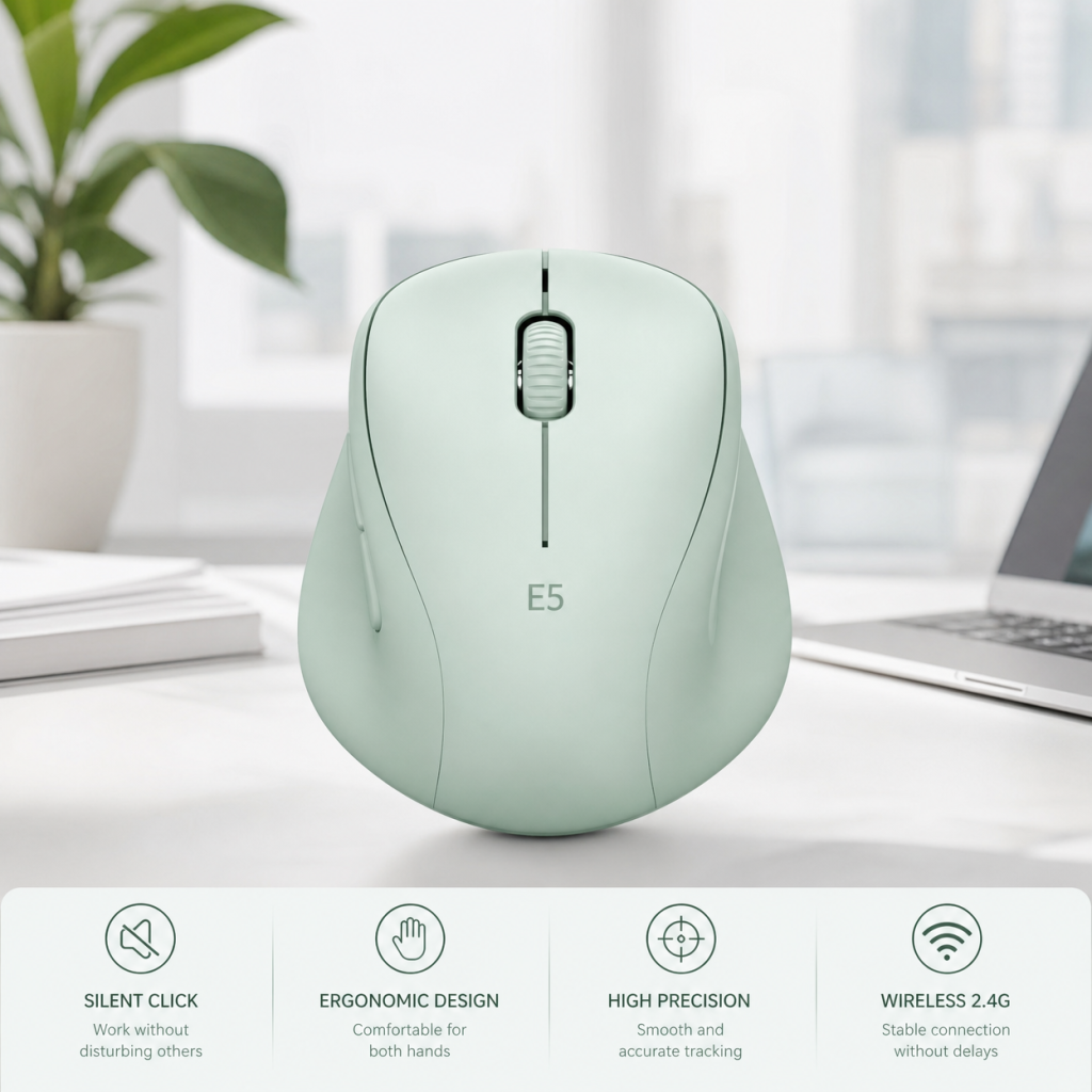 Ergo Balance E5 Silent Mouse